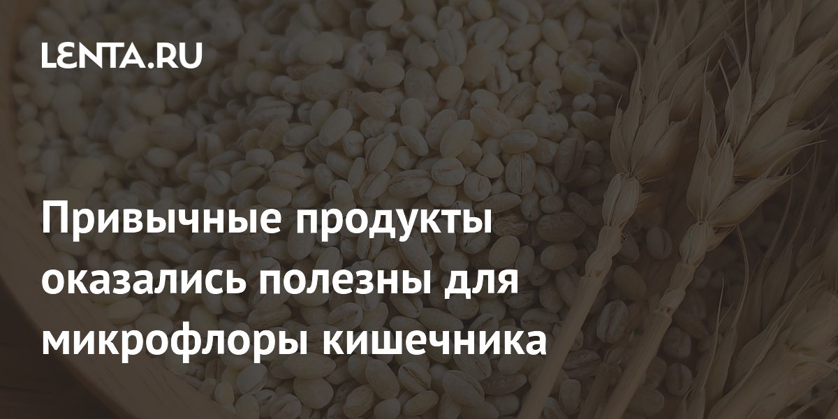 Продукты из ячменя улучшили микрофлору кишечника: исследование