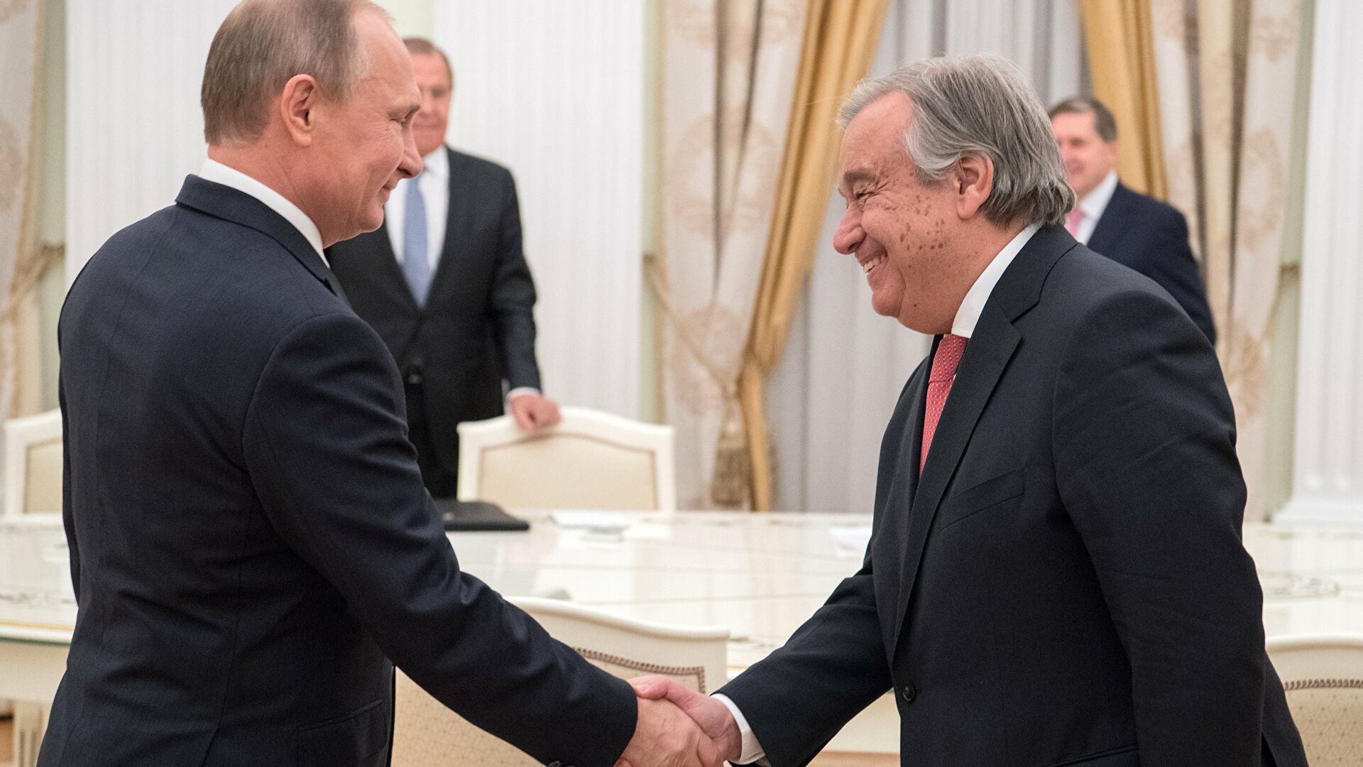 Путин поздравил Гутерреша с переизбранием на пост генсека ООН Путин поздравил Гутерреша с переизбранием на пост генсека ООН