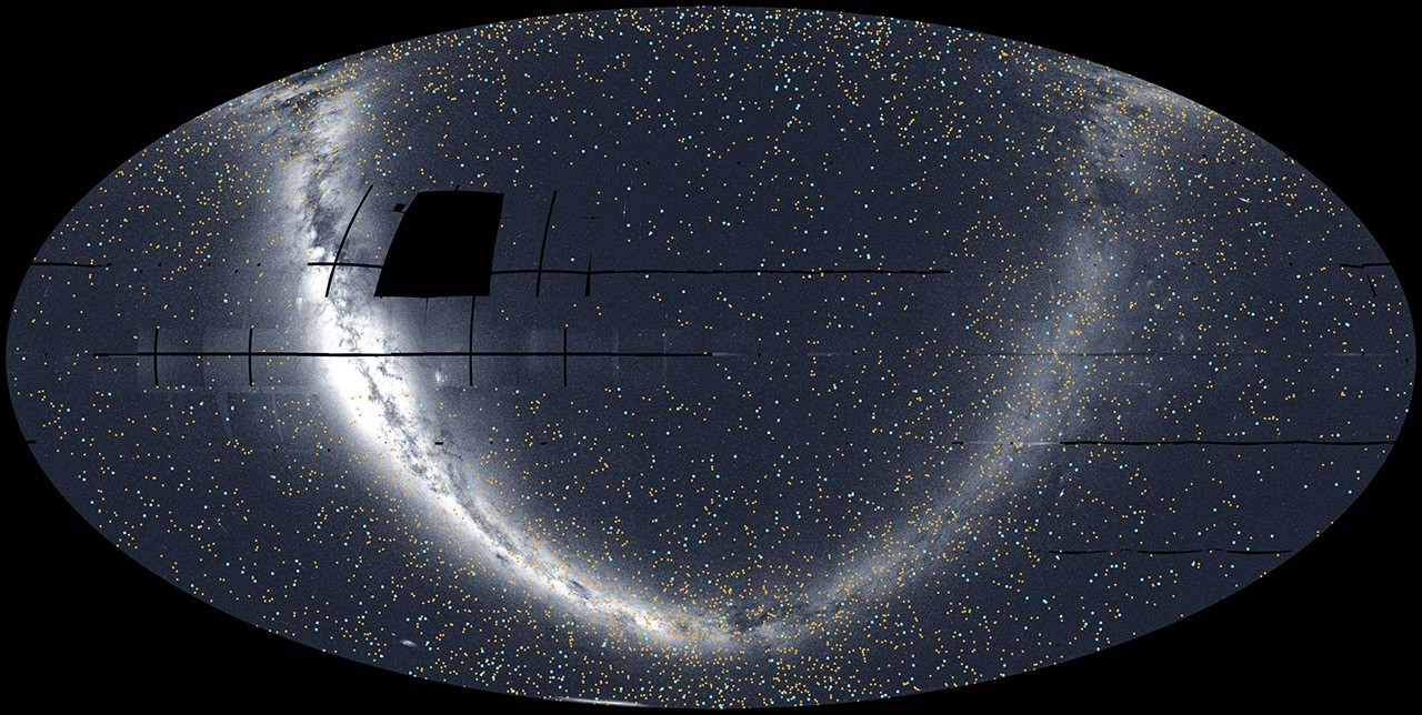 NASA's TESS опубликовала самую полную карту звездного неба с 6000 кандидатов в экзопланеты NASA's TESS опубликовала самую полную карту звездного неба с 6000 кандидатов в экзопланеты
