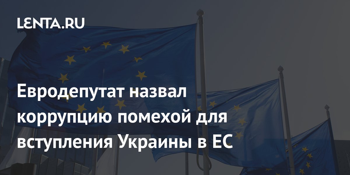Евродепутат: коррупция может надолго задержать вступление Украины в ЕС Евродепутат: коррупция может надолго задержать вступление Украины в ЕС