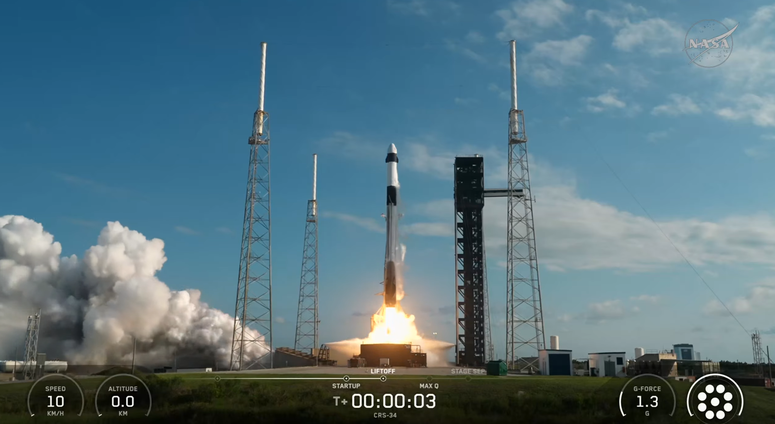 NASA � SpaceX ��������� �� ��� 34-� ������ � �������� �������