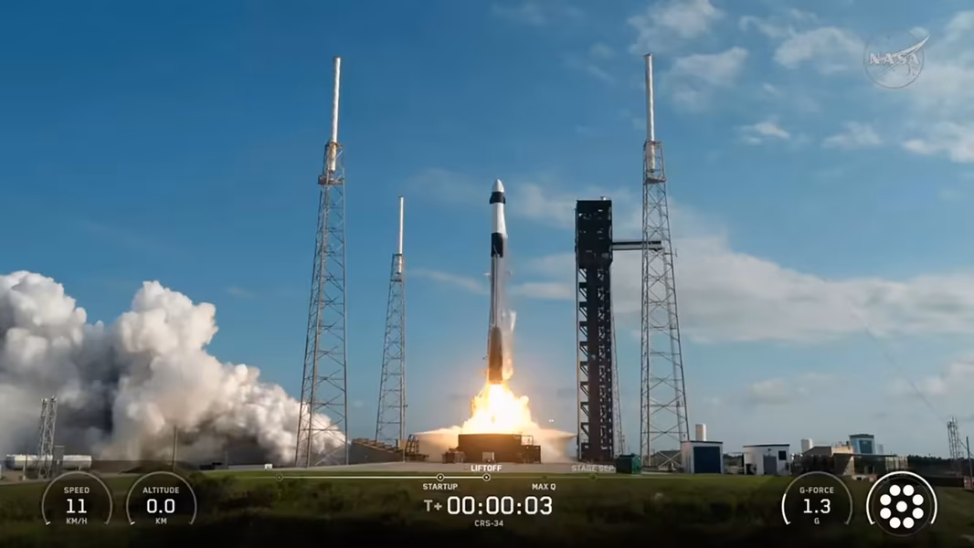 SpaceX Dragon установил рекорд: шестой полёт к МКС — единственный возвращаемый грузовик