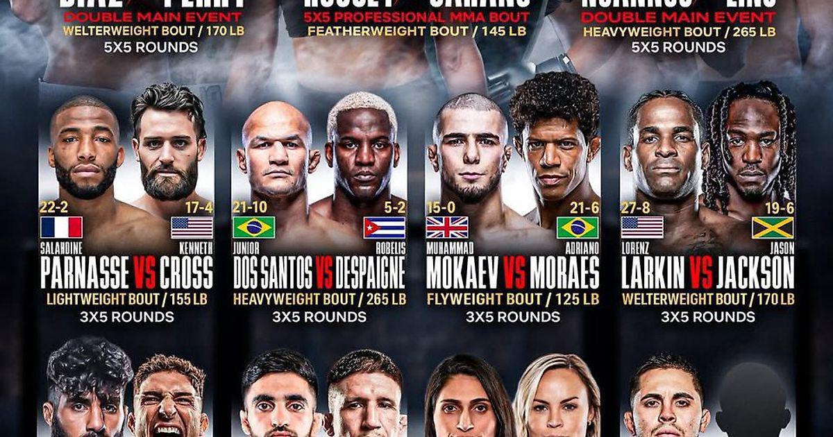 16 мая: Раузи – Карано, Нганну – Линс, Диаз – Перри на дебютном турнире MVP MMA