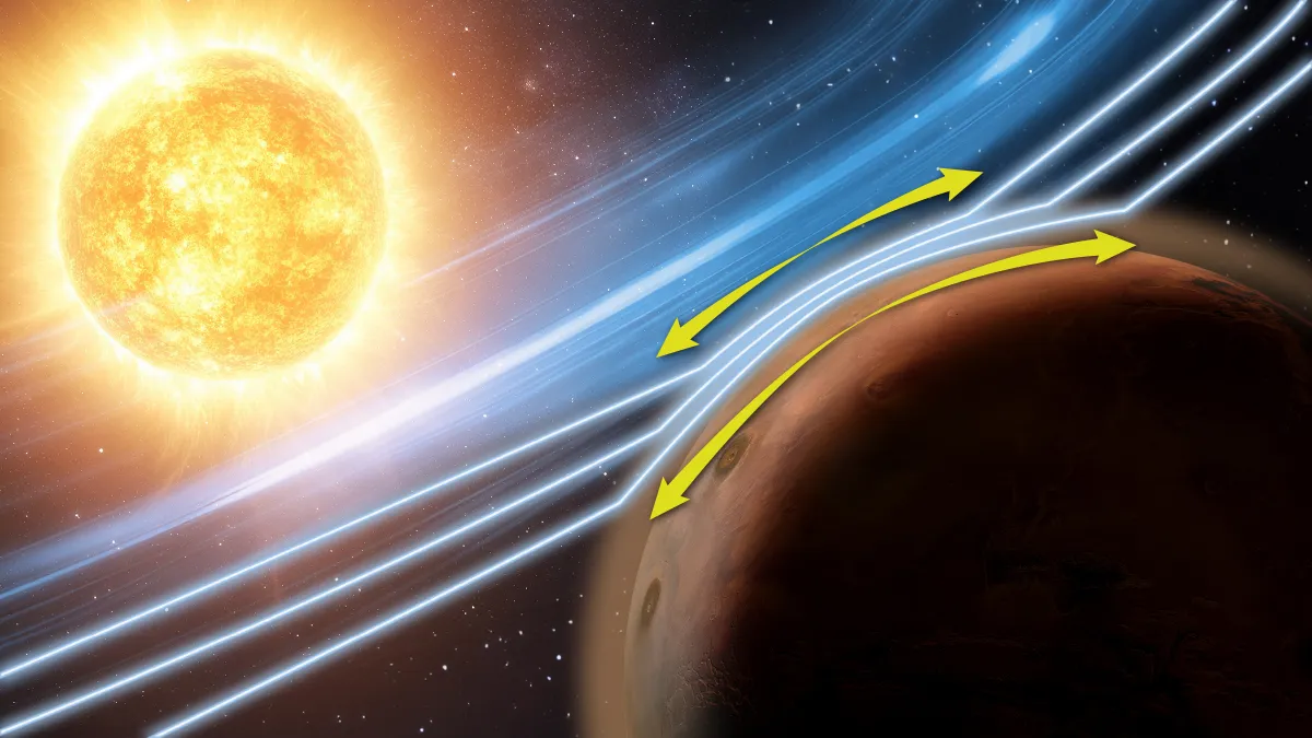 NASA's MAVEN ������� ��������� ��������� ����������� ������ �� �����