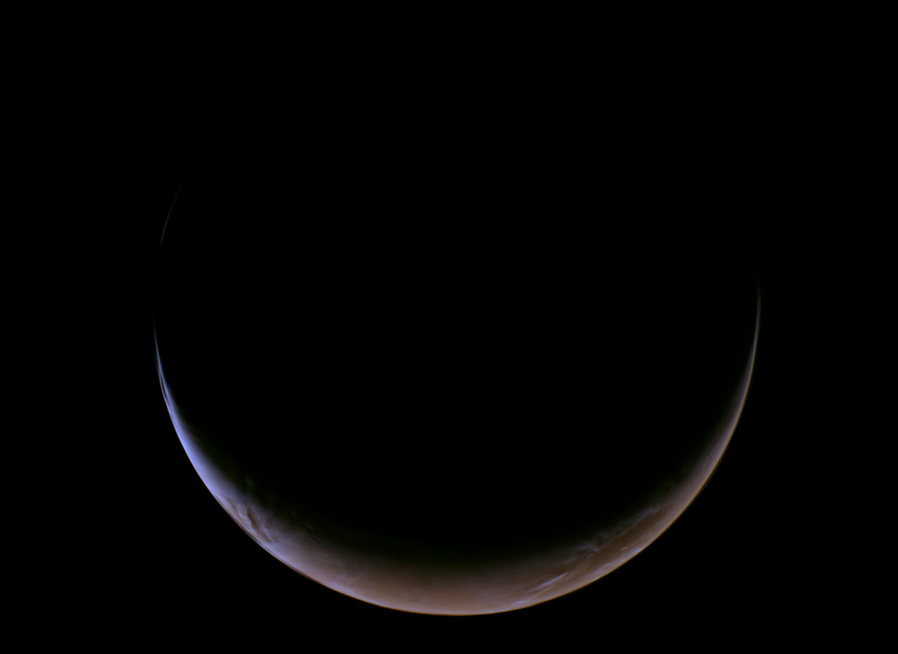 Зонд NASA Psyche сфотографировал серп Марса во время гравитационного манёвра