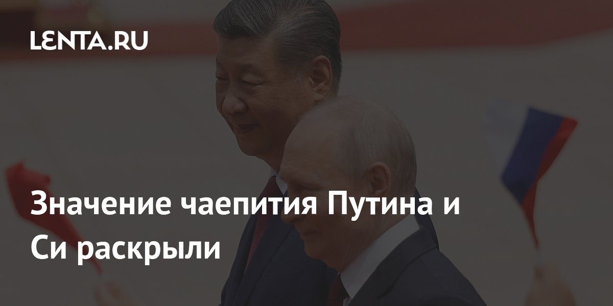 Эксперт раскрыла значение чаепития Путина и Си