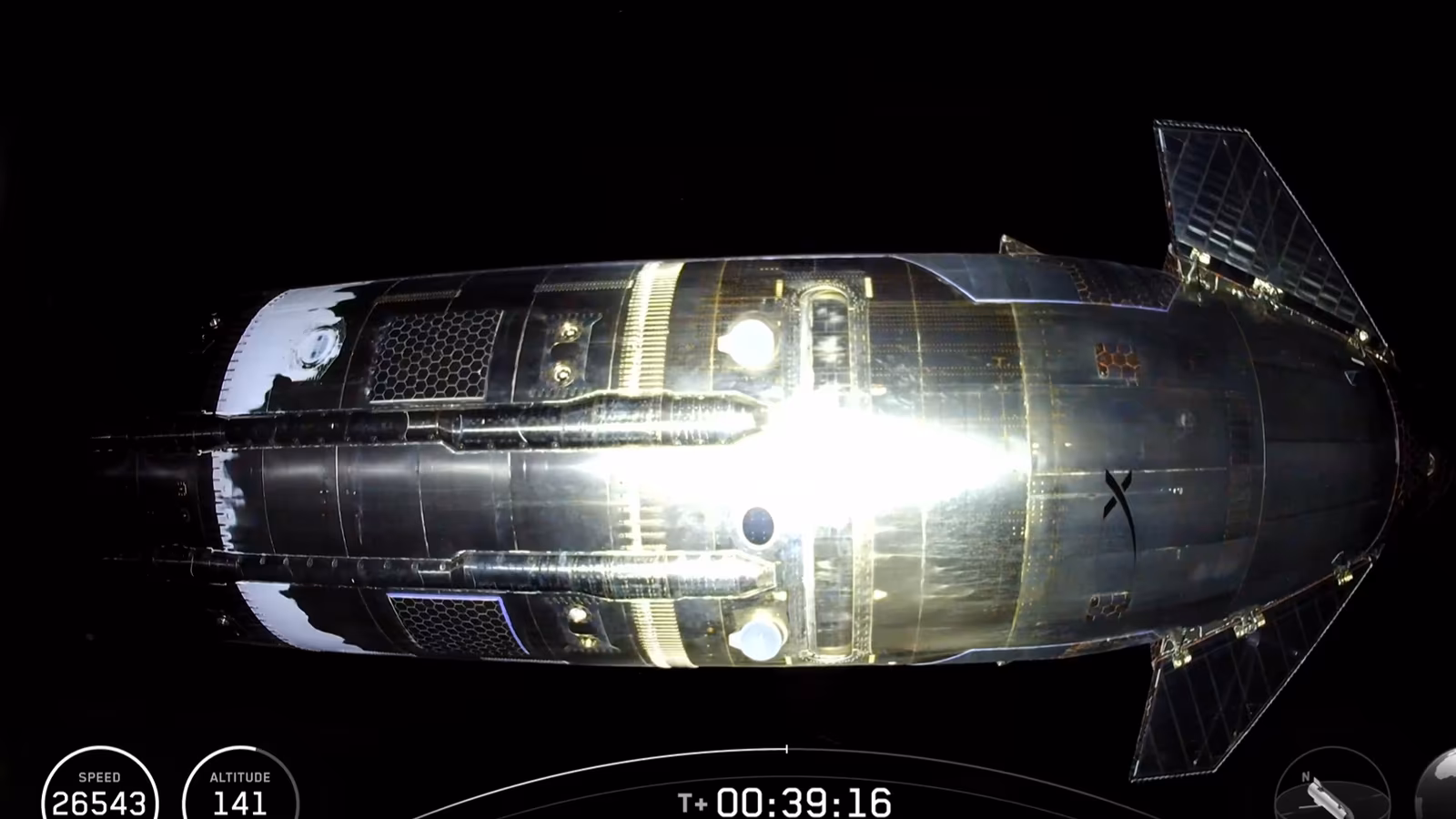 Starship ������� ���������������� � ������� � ������� ��������� Starlink