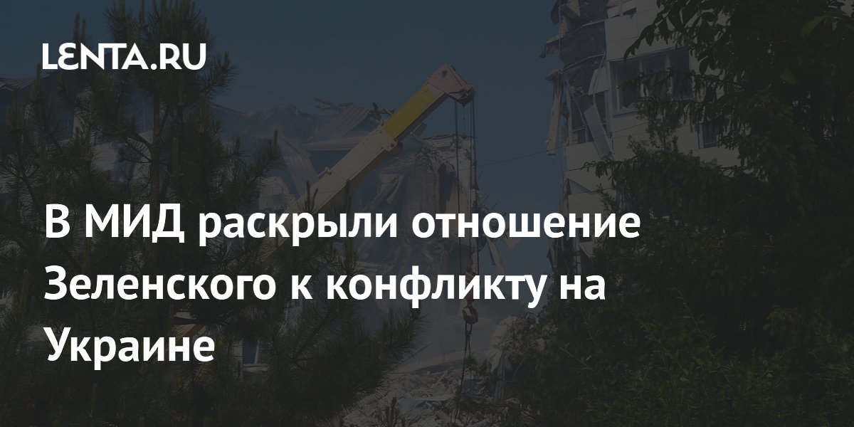 В МИД заявили, что Зеленского устраивает продолжение конфликта на Украине В МИД заявили, что Зеленского устраивает продолжение конфликта на Украине