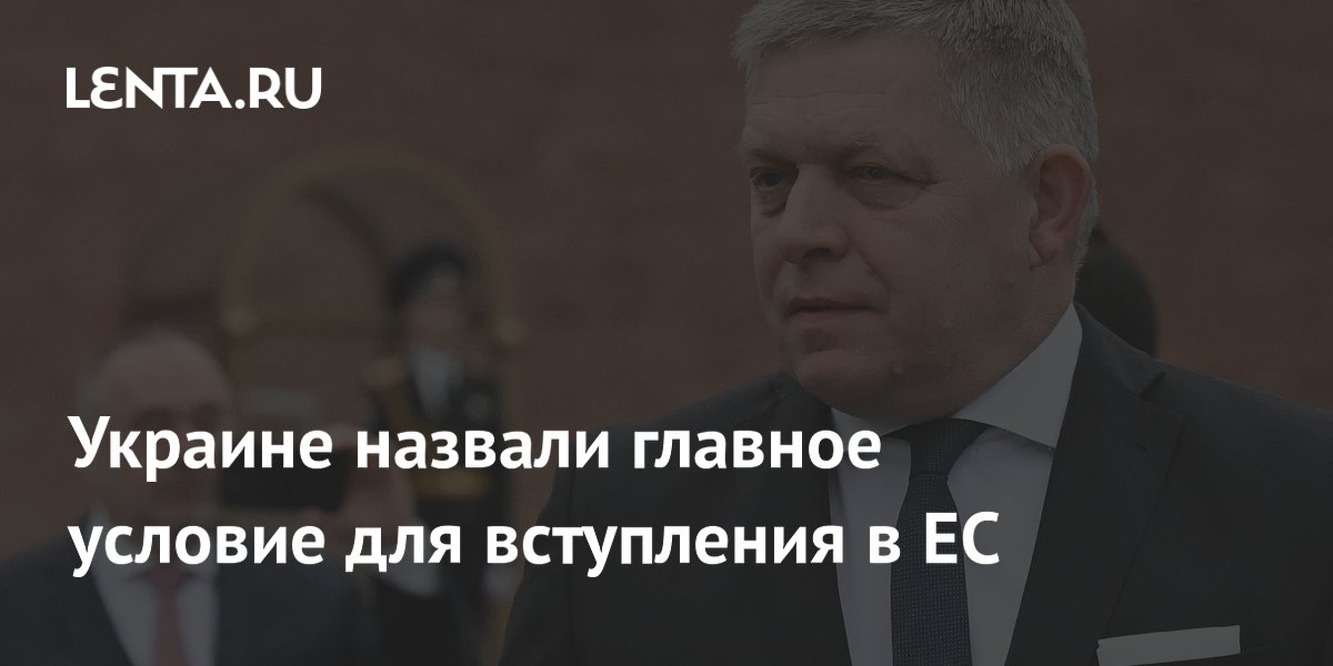 Фицо: Украина должна пойти на уступки ради мира для вступления в ЕС Фицо: Украина должна пойти на уступки ради мира для вступления в ЕС