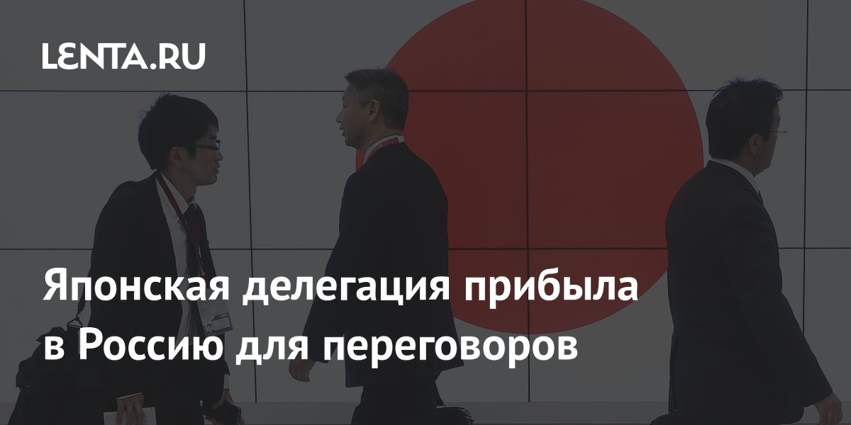 Японская делегация прибыла в Россию для переговоров на правительственном уровне