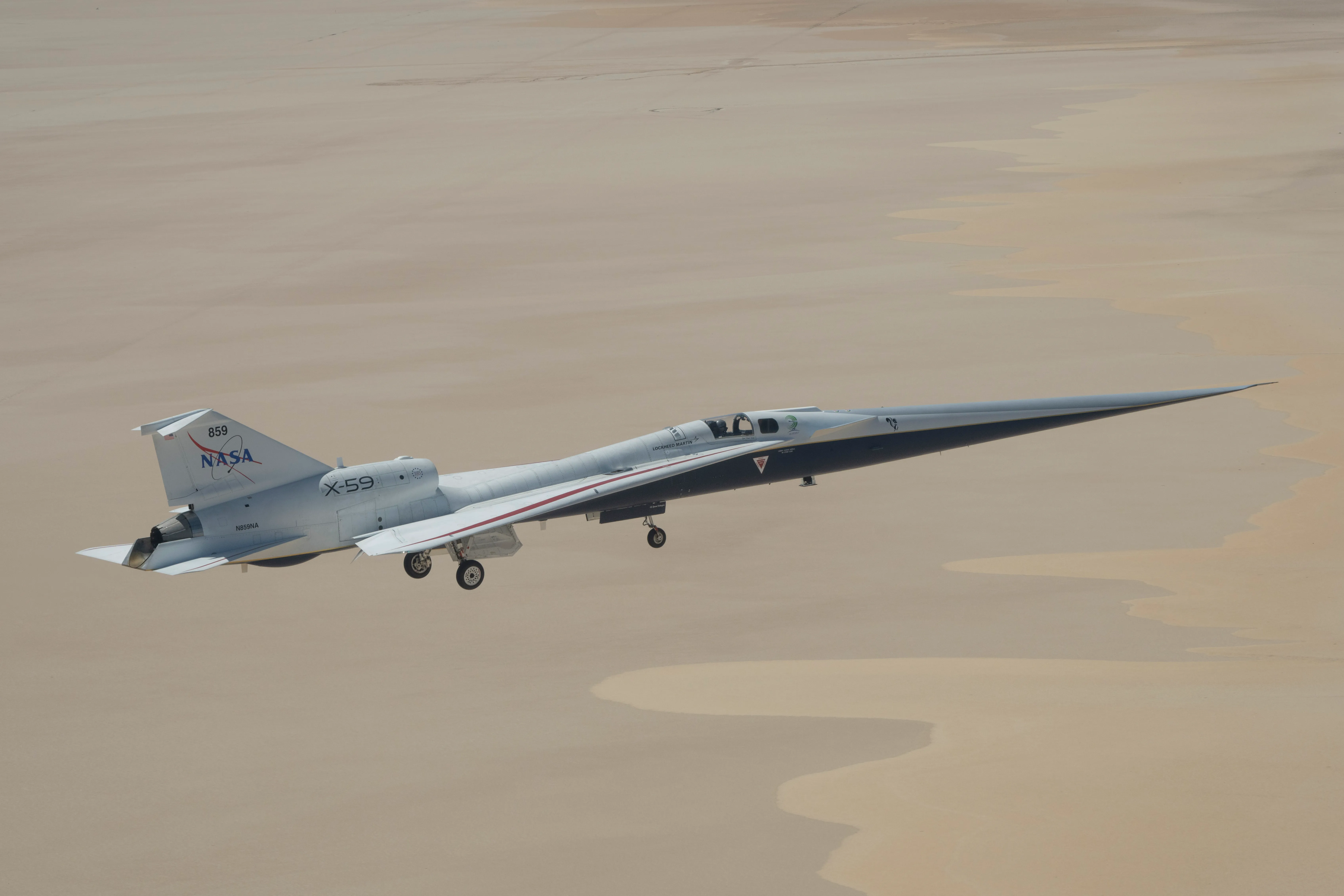 NASA сверхзвуковой X-59 готовится к первому полёту быстрее звука