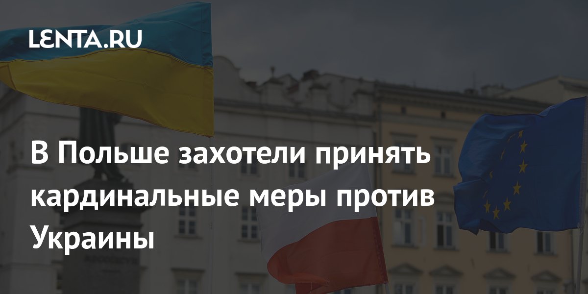 Депутат Сейма Польши призвал к кардинальным мерам против Украины