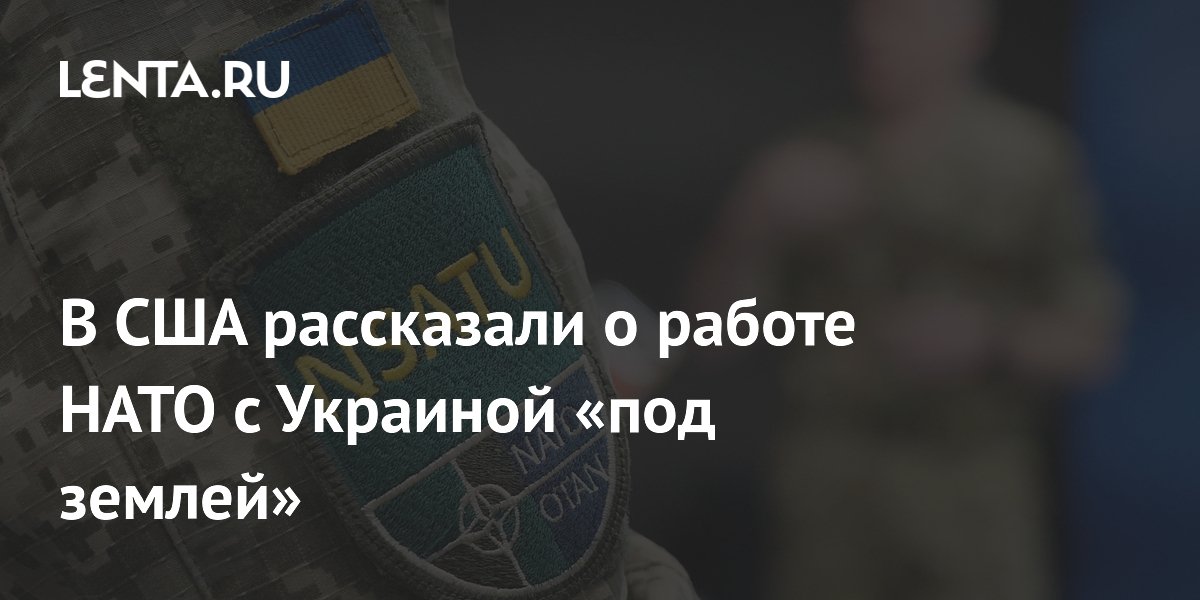 Экс-разведчик США: НАТО работает с Украиной под землей, но сбежит при ударе