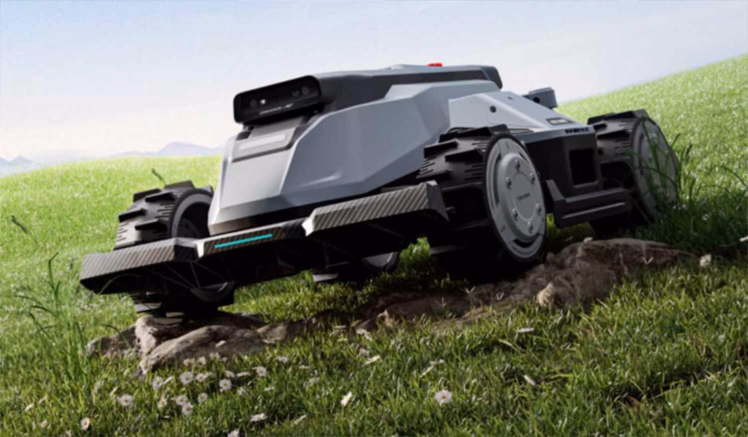 Робокосилка TerraMow X AWD: полный привод, шесть камер и 28-ядерный процессор Робокосилка TerraMow X AWD: полный привод, шесть камер и 28-ядерный процессор