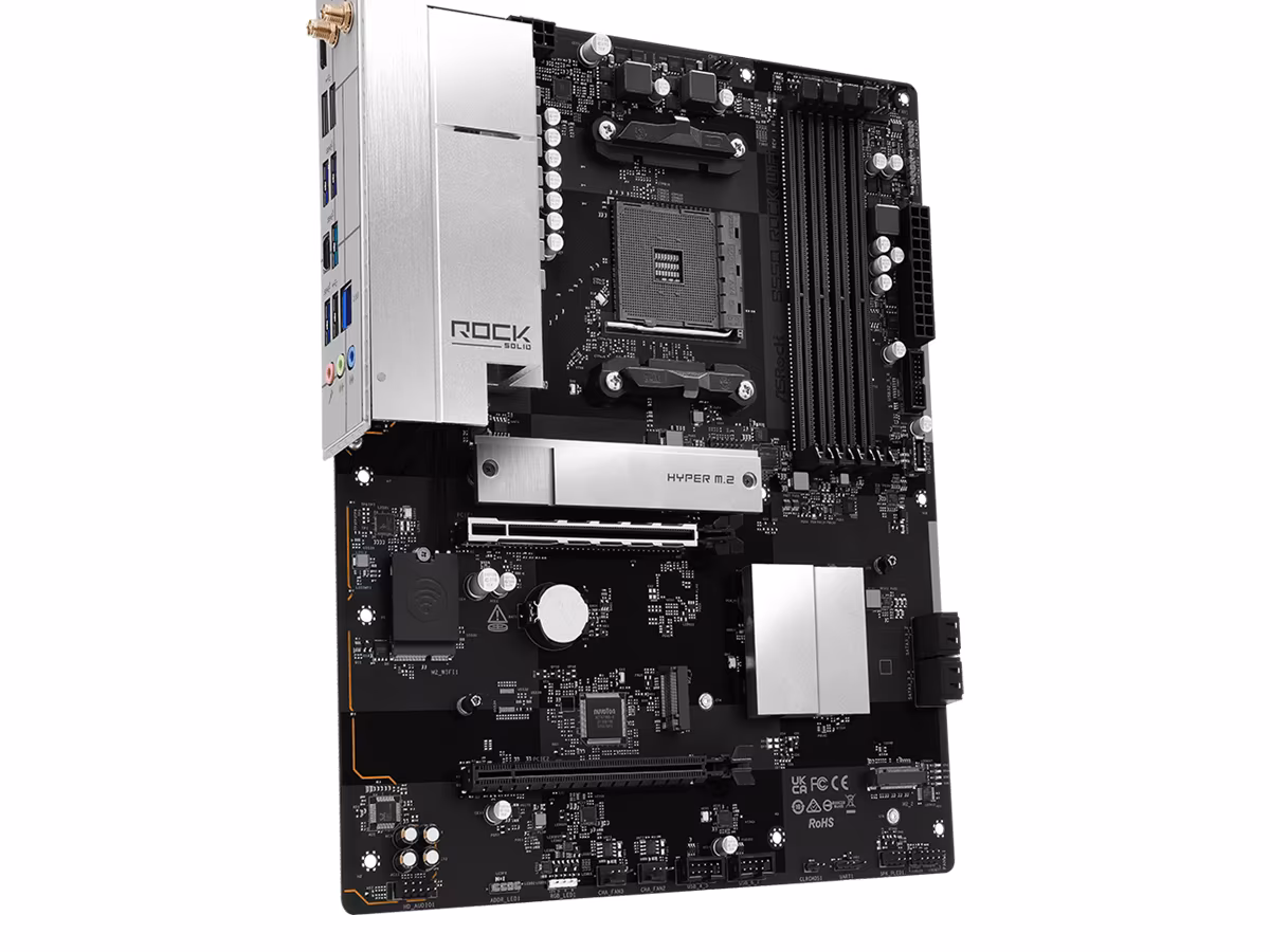 ASRock выпустила бюджетную B550 Rock WiFi для 10-летнего сокета AM4 ASRock выпустила бюджетную B550 Rock WiFi для 10-летнего сокета AM4