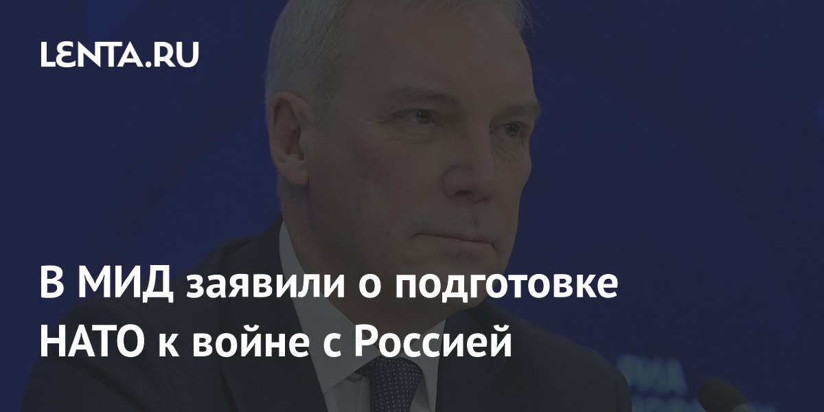 НАТО готовится к войне с Россией к 2030 году, заявили в МИД НАТО готовится к войне с Россией к 2030 году, заявили в МИД
