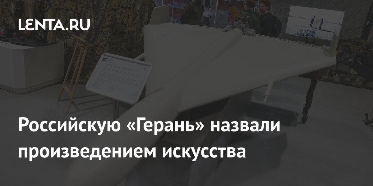 Российский дрон «Герань» назван произведением инженерного искусства Российский дрон «Герань» назван произведением инженерного искусства