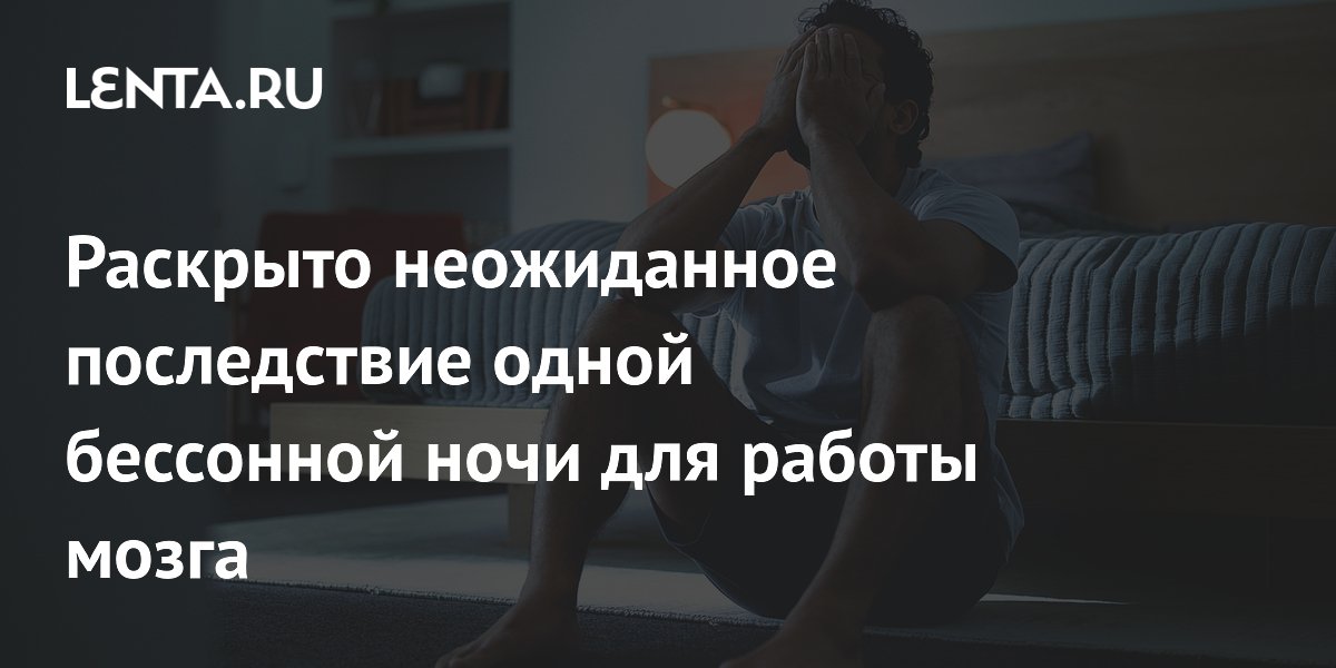 Бессонная ночь увеличивает число активных синапсов в мозге — исследование PLOS Biology Бессонная ночь увеличивает число активных синапсов в мозге — исследование PLOS Biology