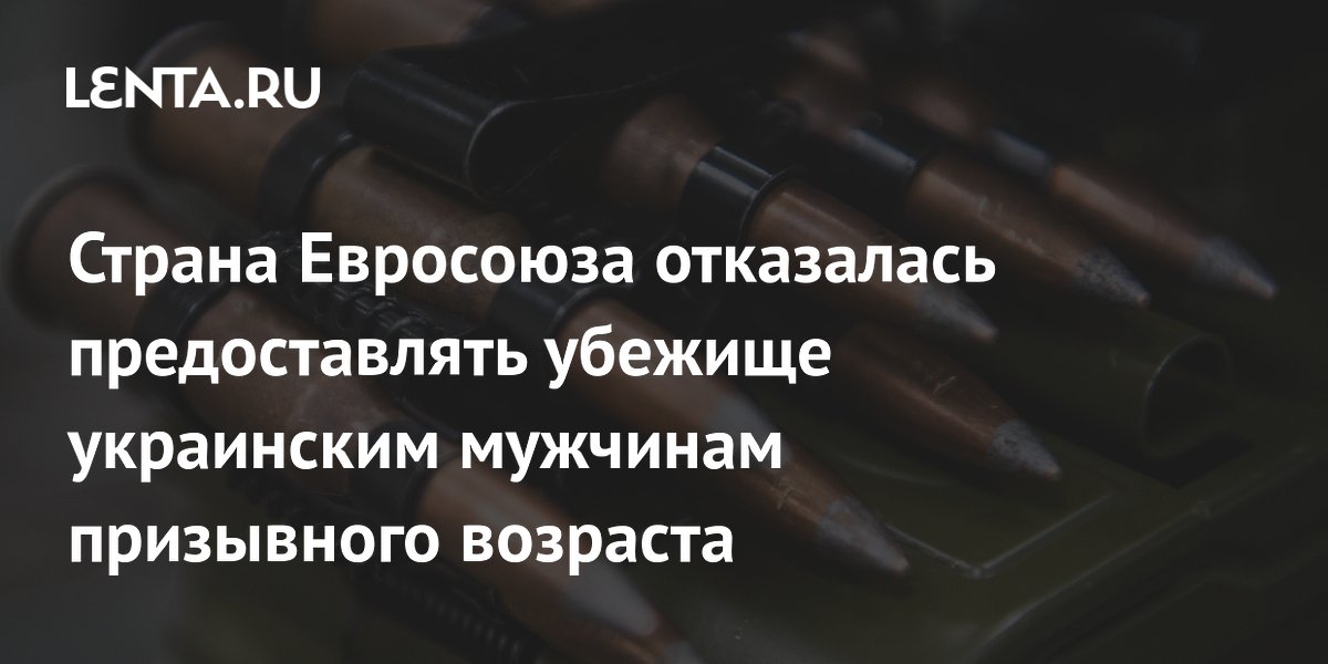 Дания отказала в убежище украинским мужчинам призывного возраста без освобождения от службы