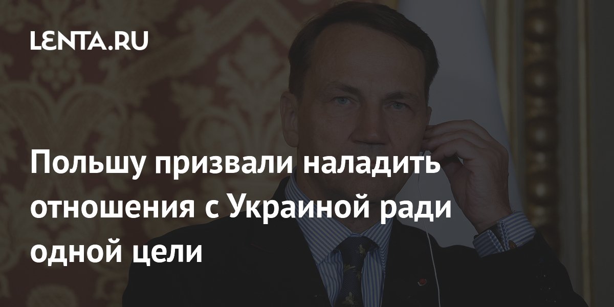 Сикорский призвал Польшу и Украину наладить отношения для противостояния России Сикорский призвал Польшу и Украину наладить отношения для противостояния России