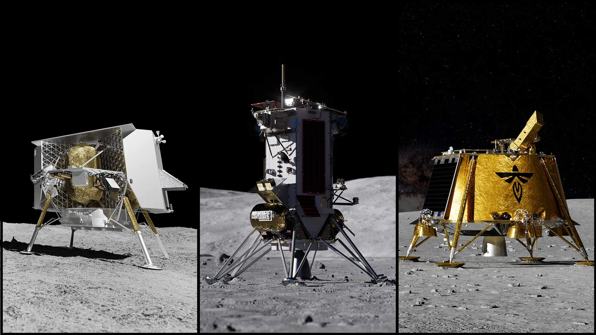 NASA выбрала три компании для новых лунных миссий в 2028 году