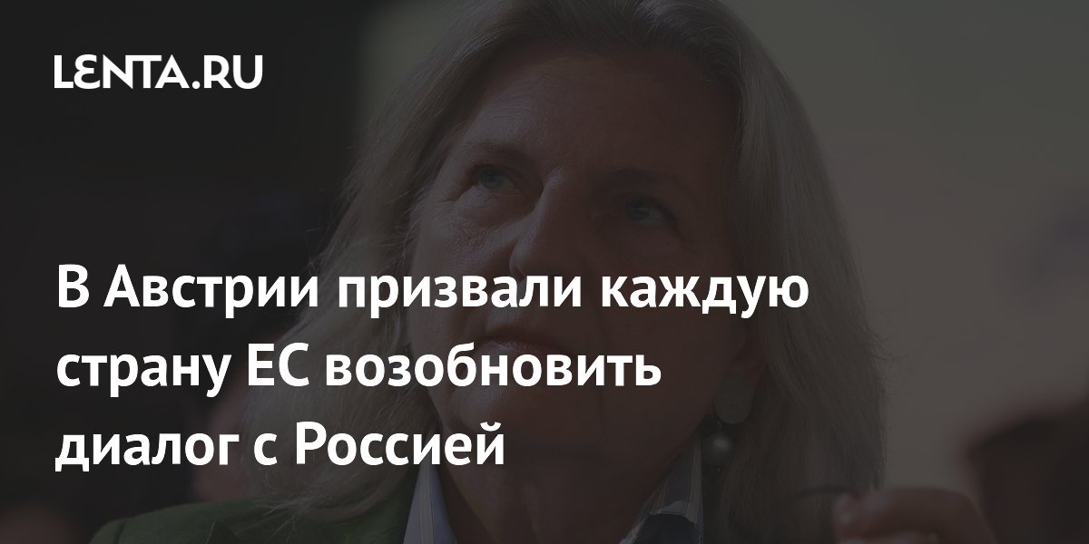 В Австрии предложили каждой стране ЕС отдельно вести диалог с Россией