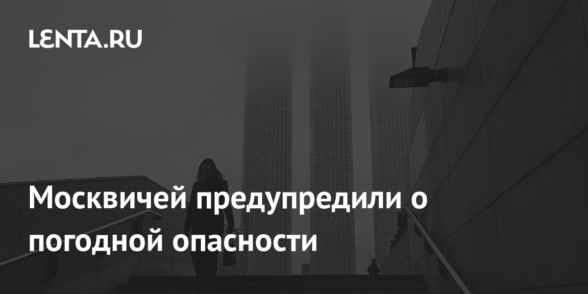 В Москве объявлен желтый уровень погодной опасности из-за тумана