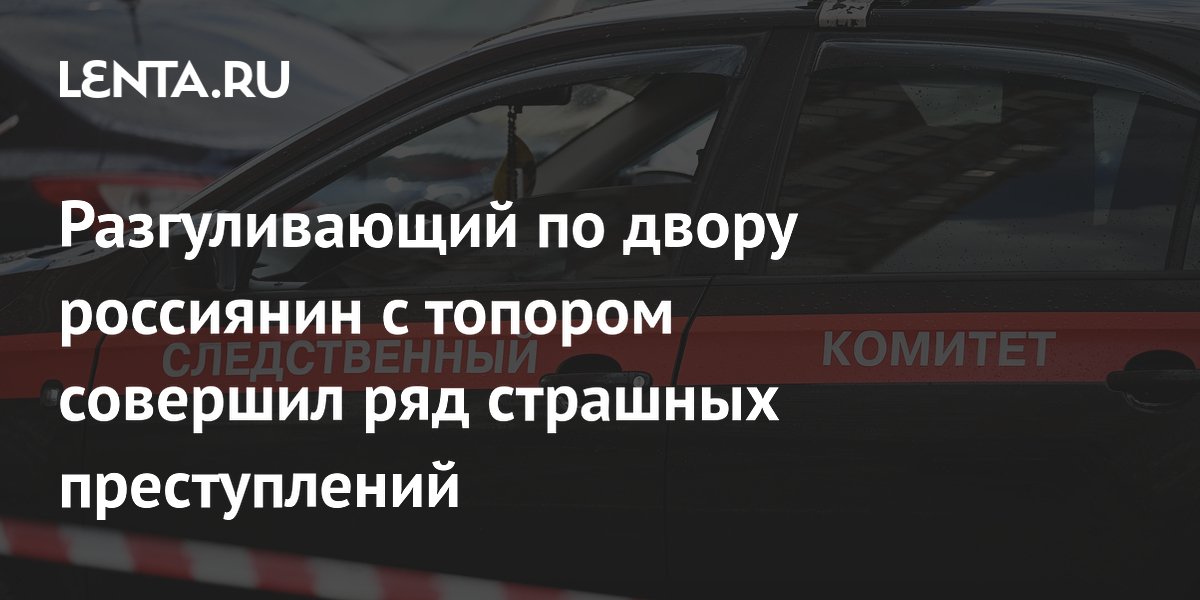 Житель Камчатки с топором убил пожилую пару и устроил погром во дворе