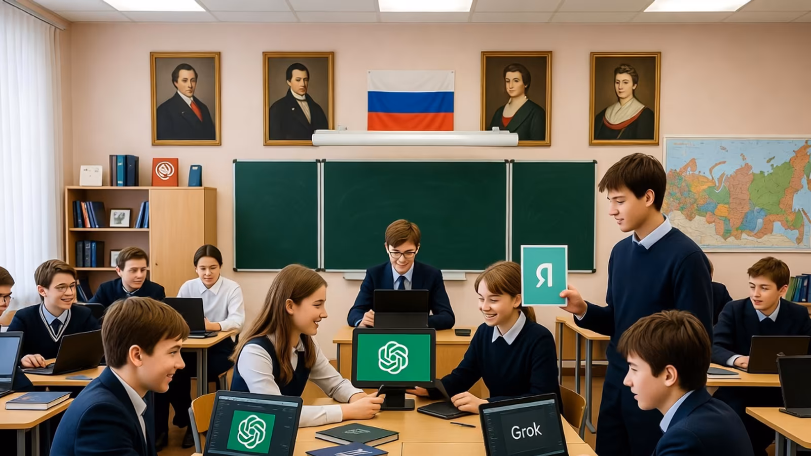 80% российских школьников пользуются ИИ-ассистентами: старшее поколение отстаёт 80% российских школьников пользуются ИИ-ассистентами: старшее поколение отстаёт