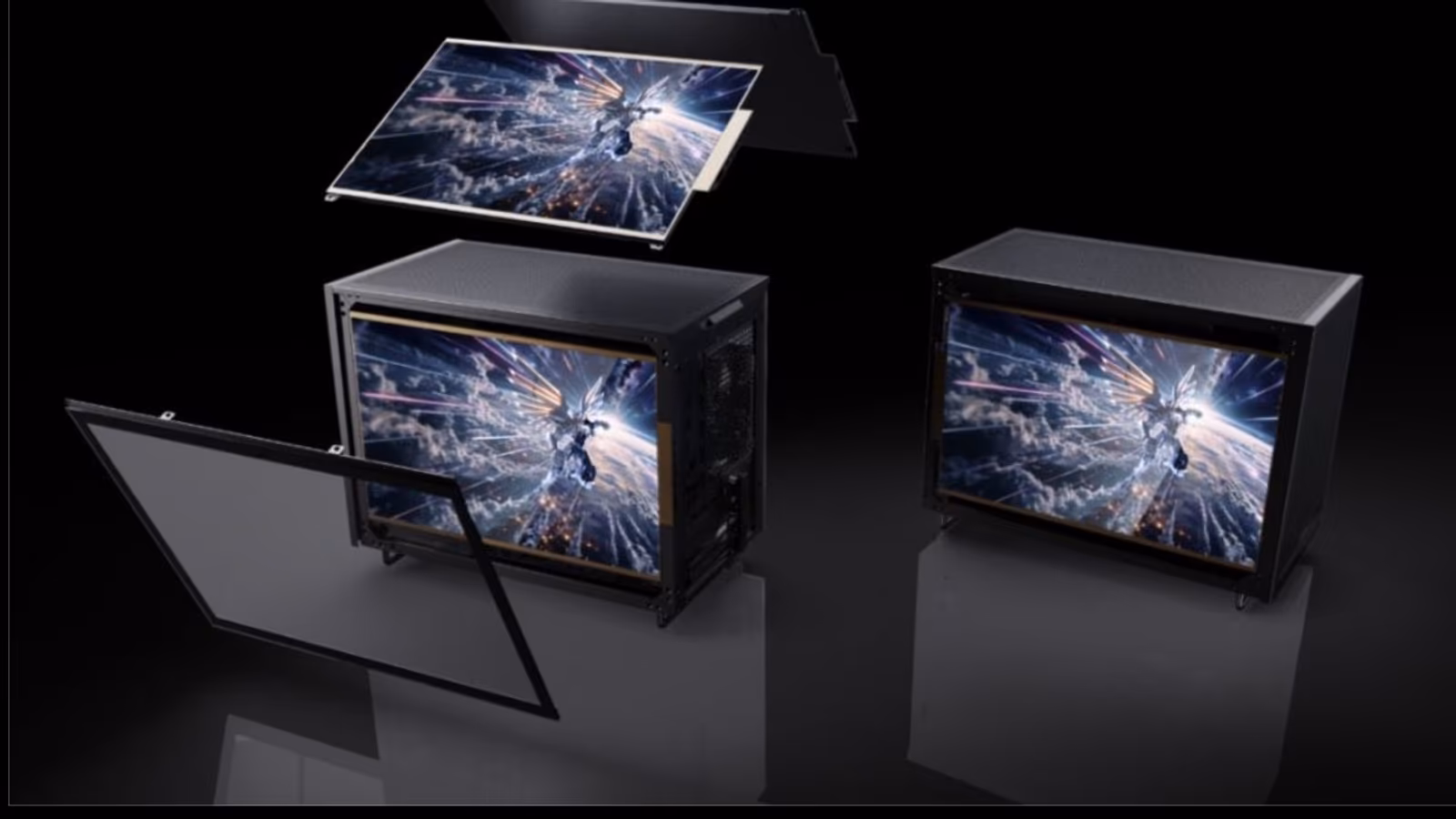 Корпус с дисплеем вместо боковой панели: Gigabyte представила Aorus C510 Glass Infinity