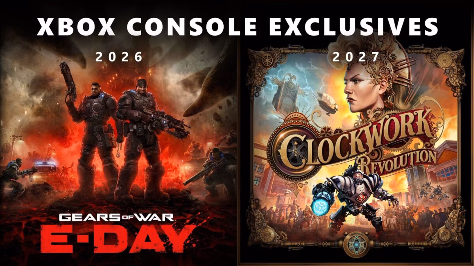Microsoft подтвердила: Gears of War: E-Day и Clockwork Revolution станут эксклюзивами Xbox
