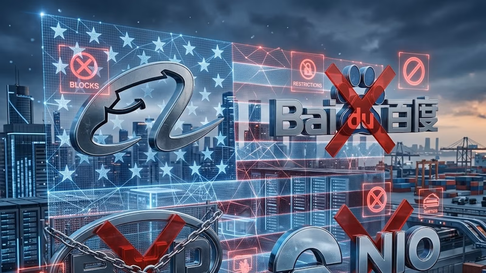 США включили Alibaba, Baidu и BYD в список военных компаний КНР
