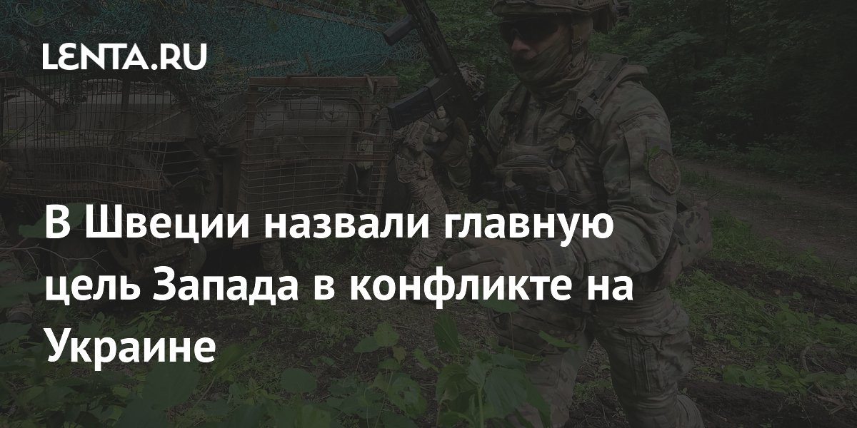 Шведский аналитик: Запад эксплуатирует Украину для ослабления России