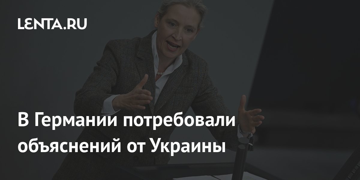 В Германии потребовали от Украины объяснений за подрыв «Северных потоков»