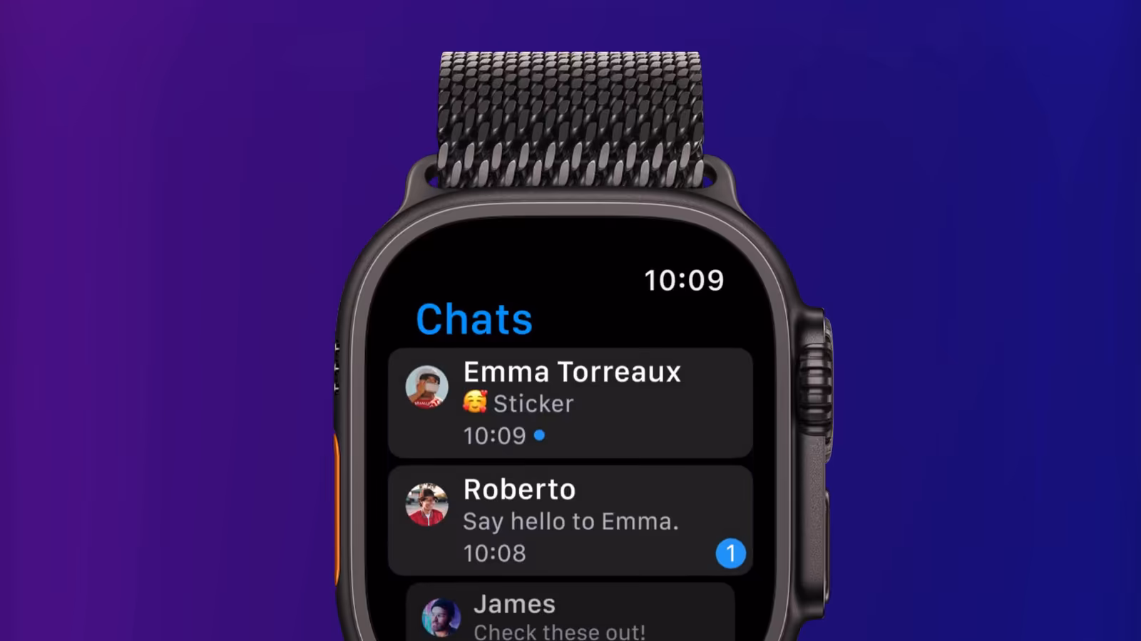 Официальный Telegram для Apple Watch появился в App Store