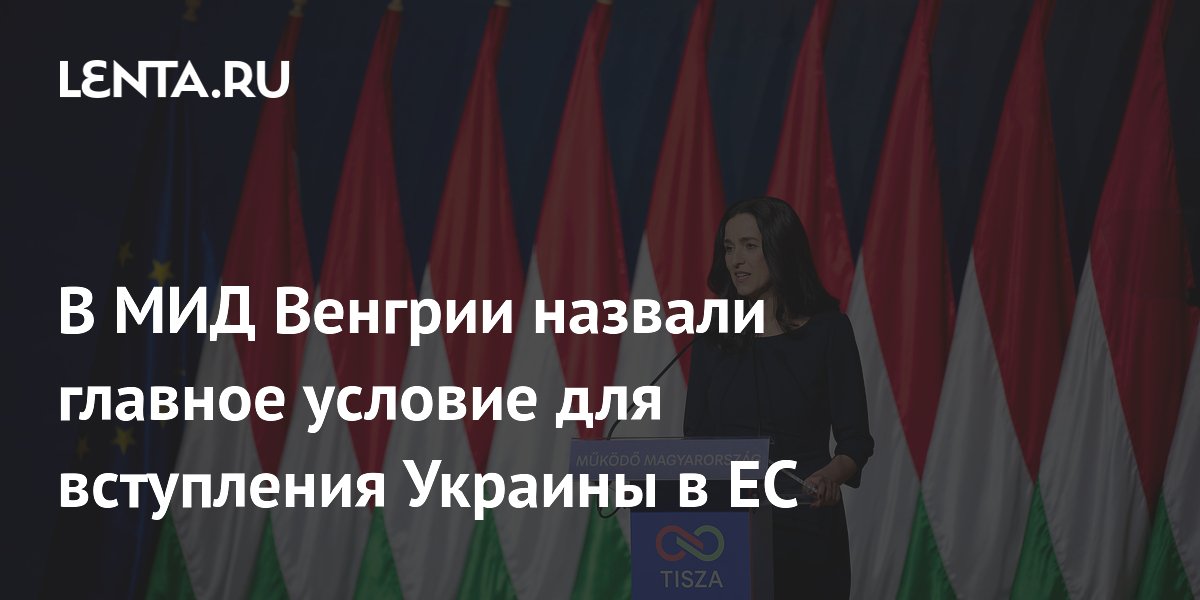 Венгрия обязательным условием для вступления Украины в ЕС назвала заслуги