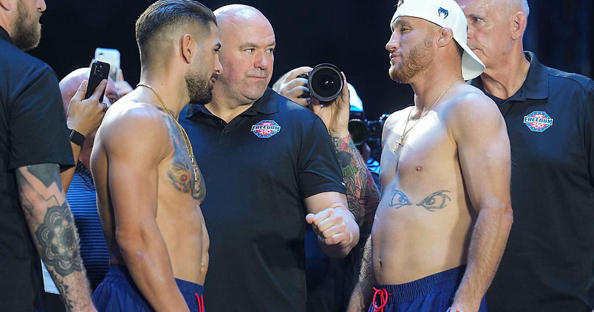 Топурия проиграл Джастину Гейджи техническим нокаутом в главном бою UFC Freedom 250 Топурия проиграл Джастину Гейджи техническим нокаутом в главном бою UFC Freedom 250