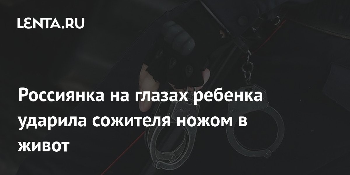 В Новосибирской области осудят женщину, ударившую ножом сожителя на глазах ребенка