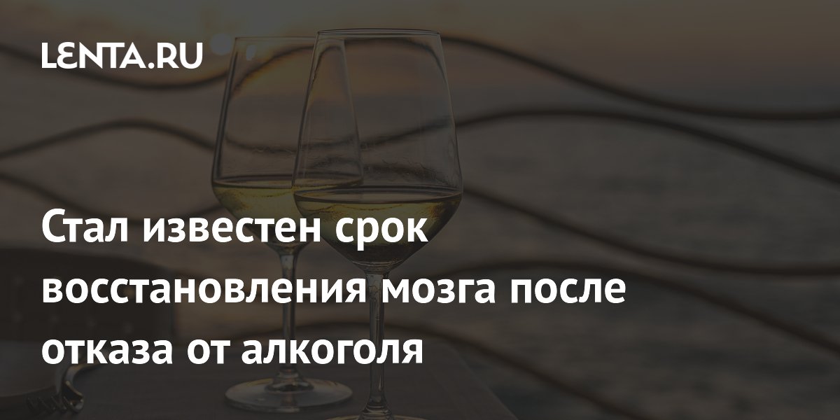 Мозг восстанавливается за месяц после отказа от алкоголя — ученые
