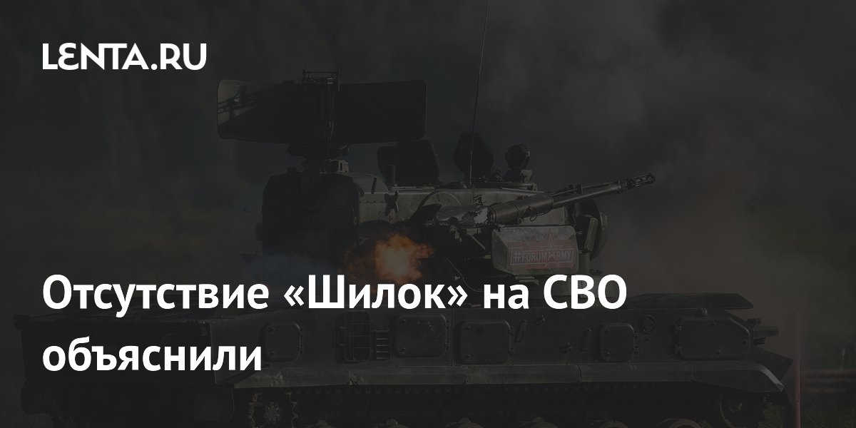 Отсутствие «Шилок» в зоне СВО объяснили выработкой ресурса