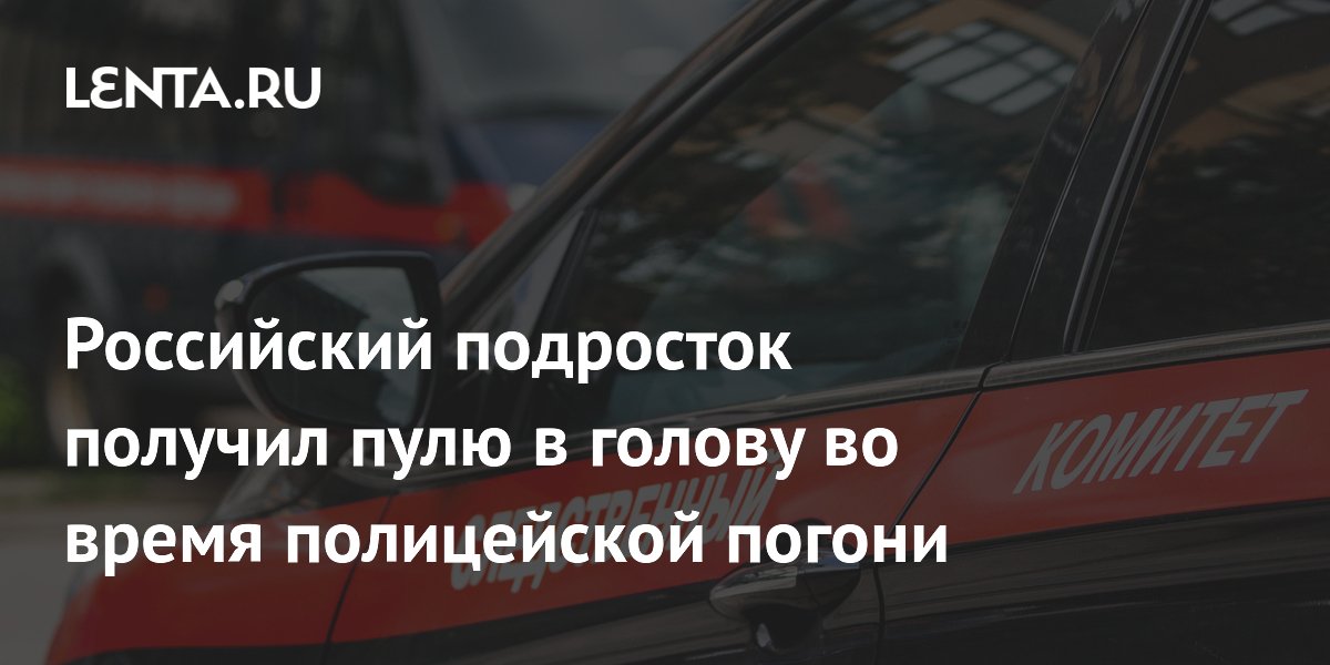 В Карелии подросток ранен в голову во время полицейской погони