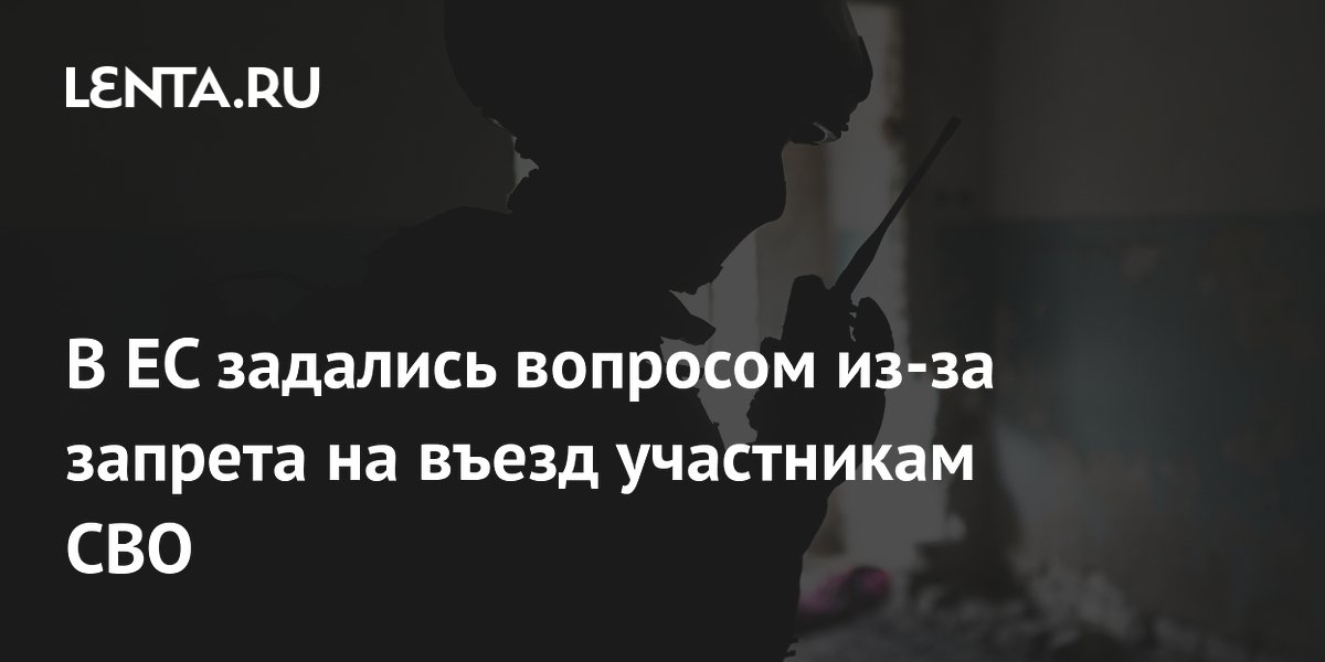 В ЕС предложили запретить въезд солдатам ЦАХАЛ по примеру участников СВО