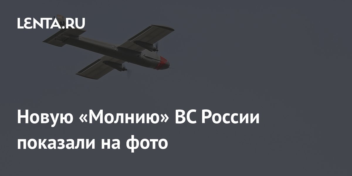 Российский дрон-камикадзе «Молния» с автономным наведением попал на фото