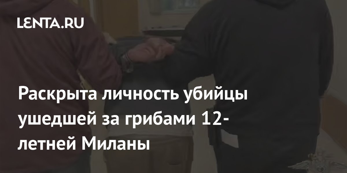 Раскрыта личность подозреваемого в убийстве 12-летней Миланы в Ленобласти