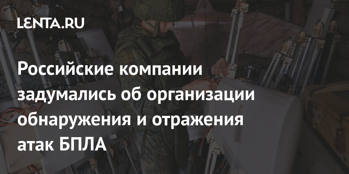 Российские компании обсуждают с властями защиту предприятий от дронов