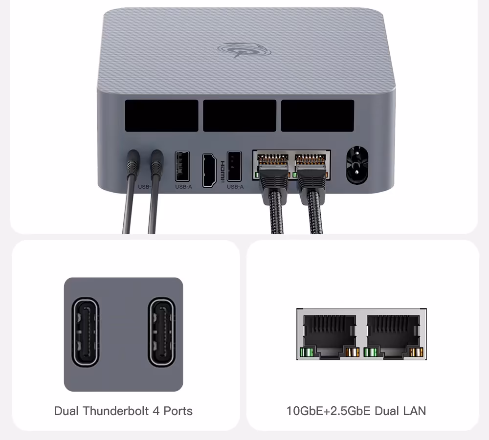 Beelink представила первый мини-ПК на Intel Wildcat Lake: EQi 304 с UFS 3.1, Thunderbolt 4 и 10GbE