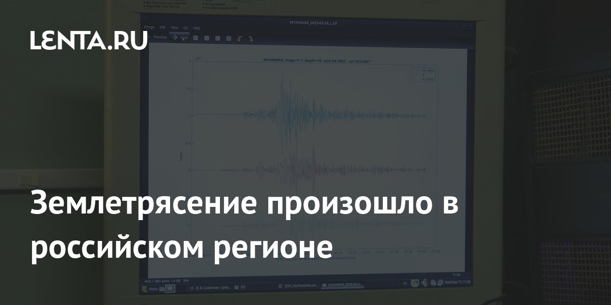 Землетрясение магнитудой 4,6 произошло у южных Курил