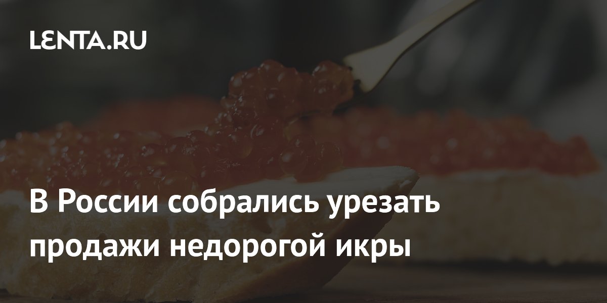 Роспотребнадзор начнет проверять продавцов дешевой икры