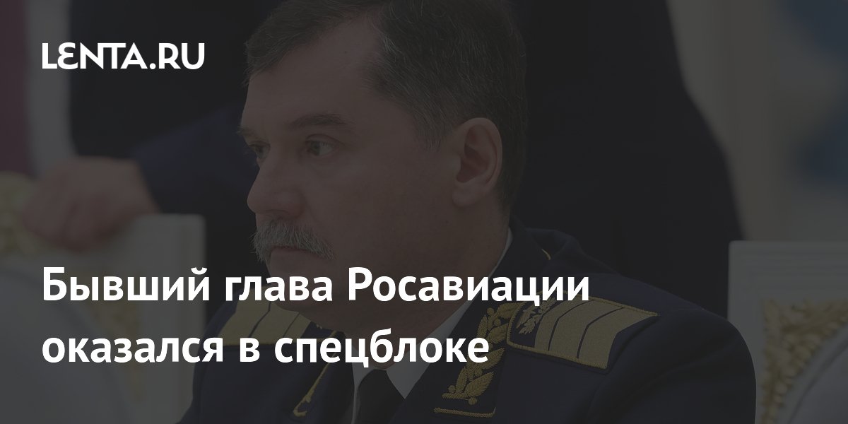 Бывший глава Росавиации Александр Нерадько помещен в спецблок «Матросской Тишины»