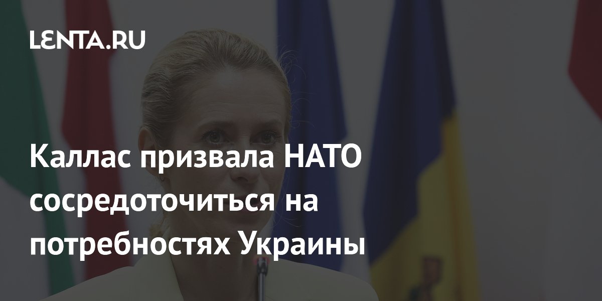 Каллас накануне саммита НАТО призвала альянс сосредоточиться на потребностях Украины